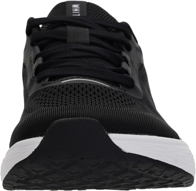 WHITIN Mens Wide Toe Box Zero Drop Road Running Shoes Width Walking Size 11 Breathable Workout Male Lightweight Sport Tennis Athletics Black White 45 - Image 2