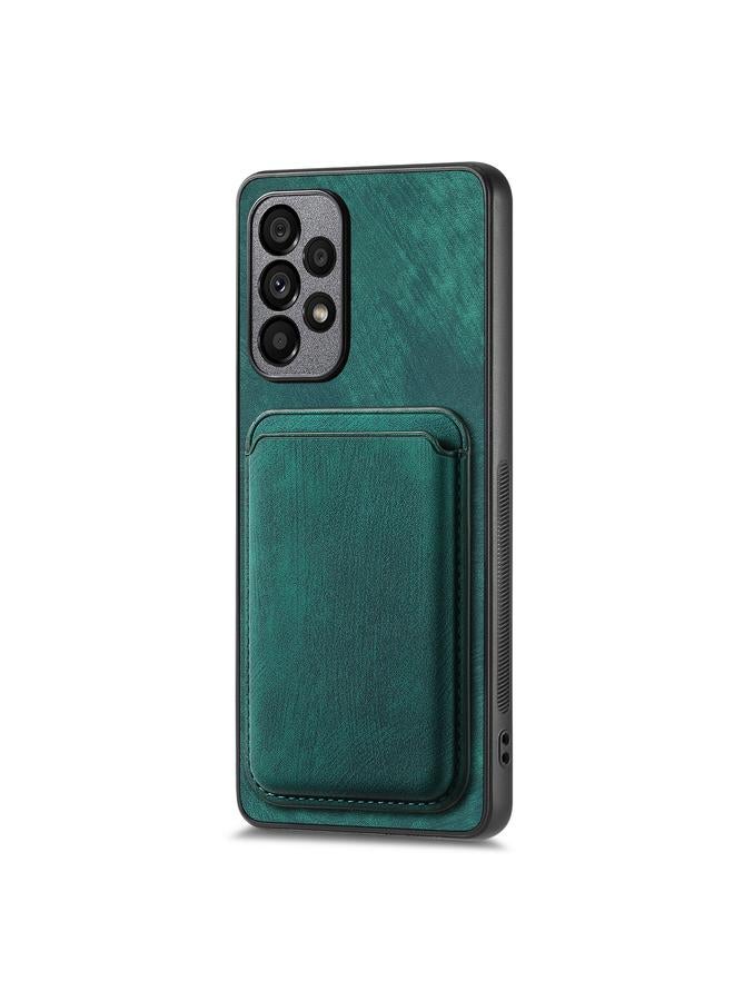 اس-توب جراب هاتف Samsung Galaxy A31 من الجلد بتصميم ريترو مع حقيبة بطاقات مغناطيسية - Image 2