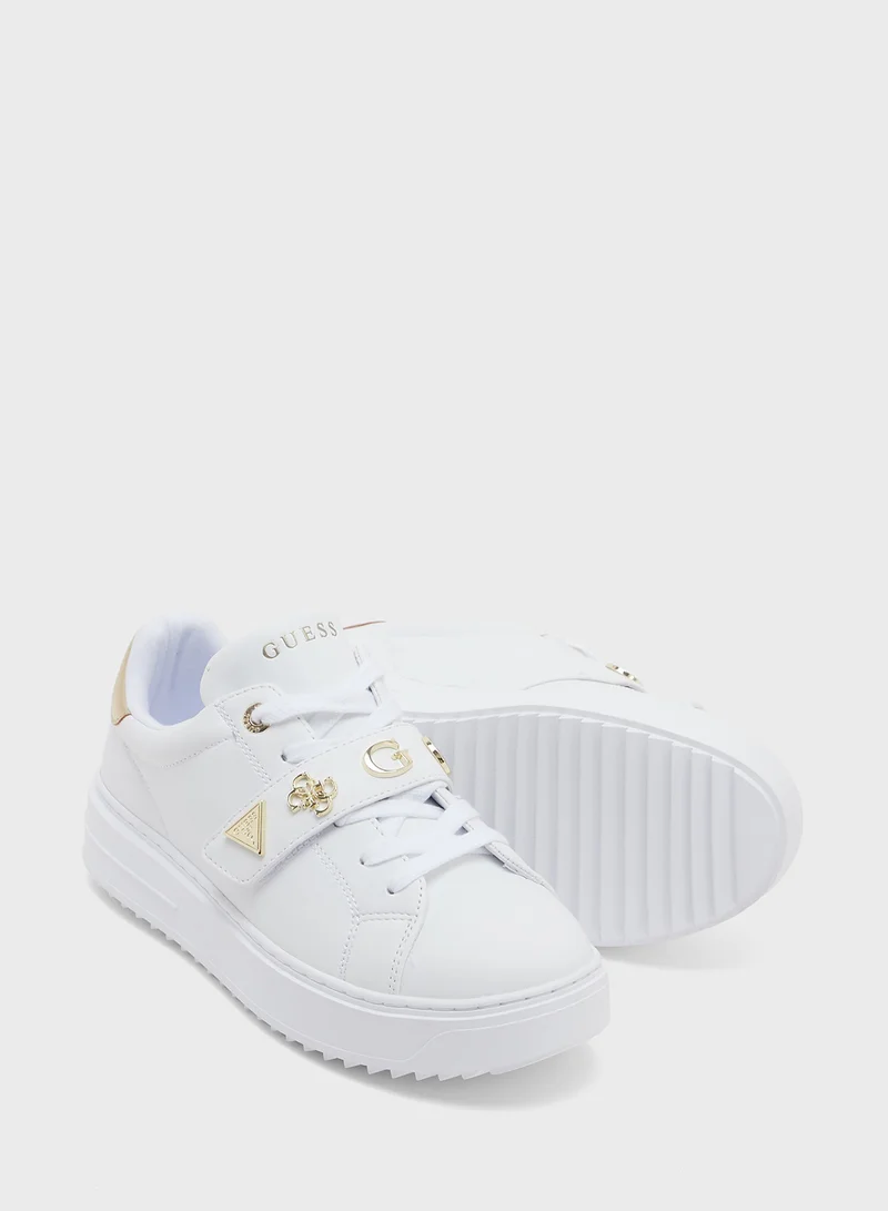 GUESS Lace Up Low Top Sneakers