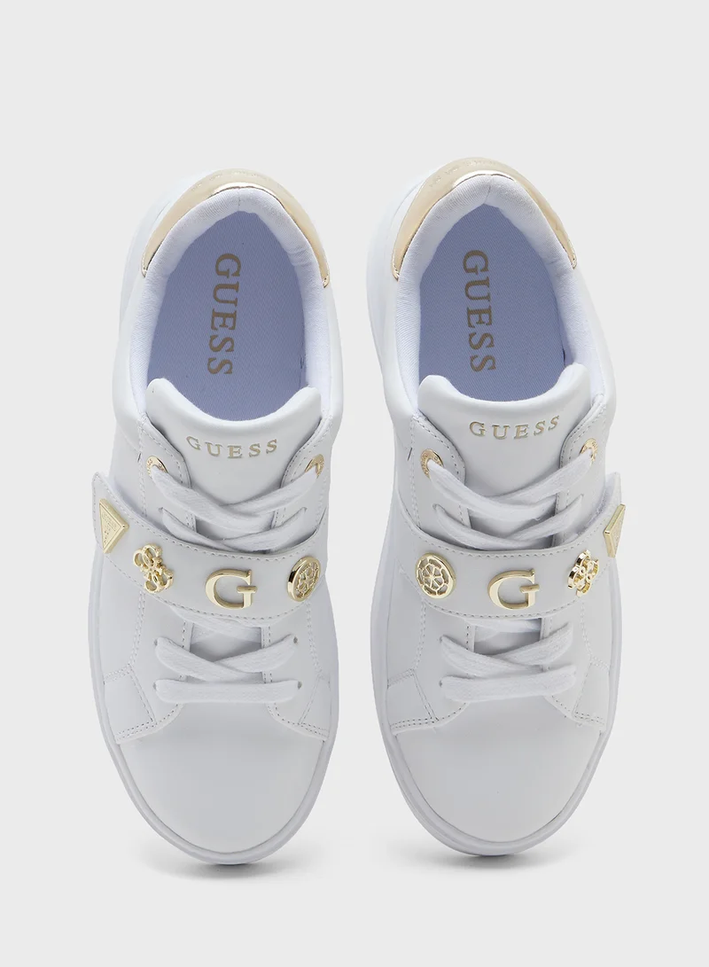 GUESS Lace Up Low Top Sneakers