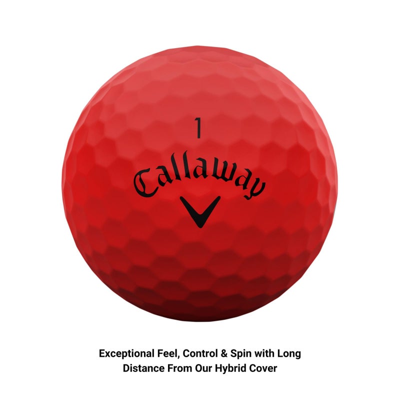 Callaway Golf Supersoft Golf Balls (2023 Version, Red) - Image 2