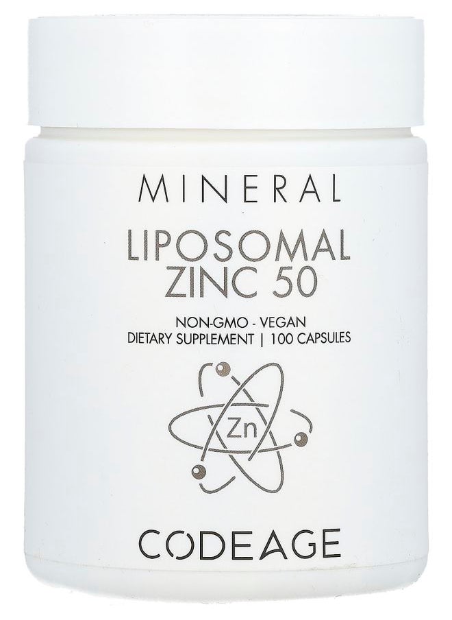 Codeage - Mineral Liposomal Zinc 50 100 Capsules - Image 1