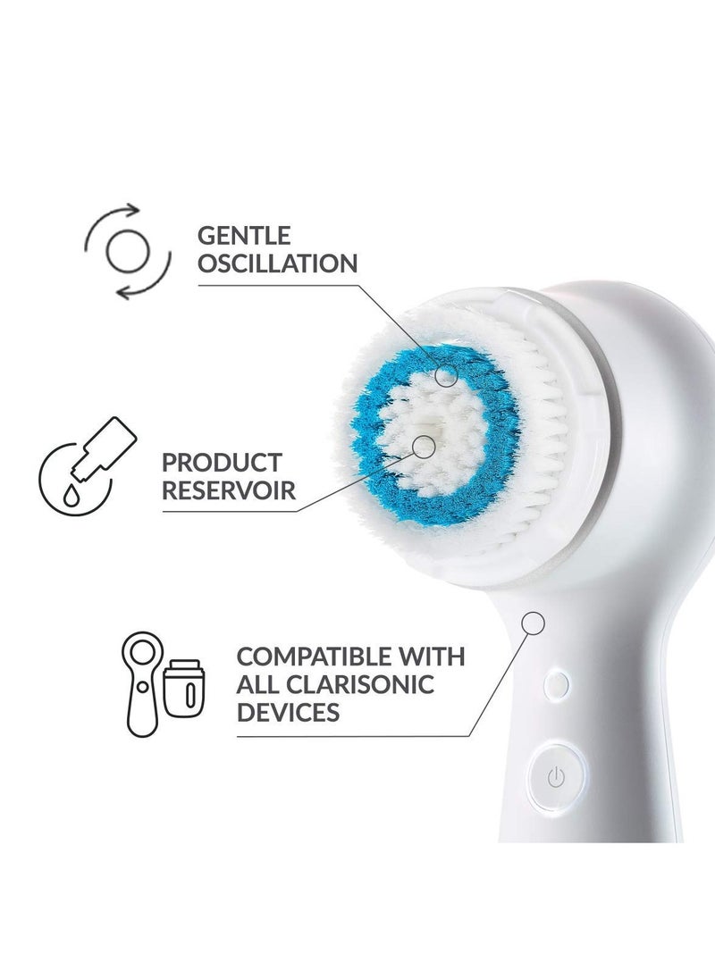 Clarisonic - Facial Cleansing Brush Head Replacement Set Compatible with Clarisonic Mia 1, Mia 2, Mia Fit, Alpha Fit, Smart Profile Uplift and Alpha Fit X, 4 Pack - Image 1