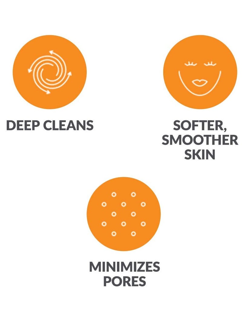 Clarisonic - Facial Cleansing Brush Head Replacement Set Compatible with Clarisonic Mia 1, Mia 2, Mia Fit, Alpha Fit, Smart Profile Uplift and Alpha Fit X, 4 Pack - Image 1