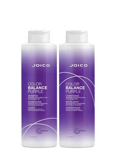 Color Balance Purple Shampoo & Conditioner Set, Eliminate Brassy and Yellow tones, for Cool Blonde or Gray Hair - pzsku/Z9AF434B73A37A704CD2BZ/45/1741093492/1477cd62-45c0-4a31-89d4-d3906d5111d5