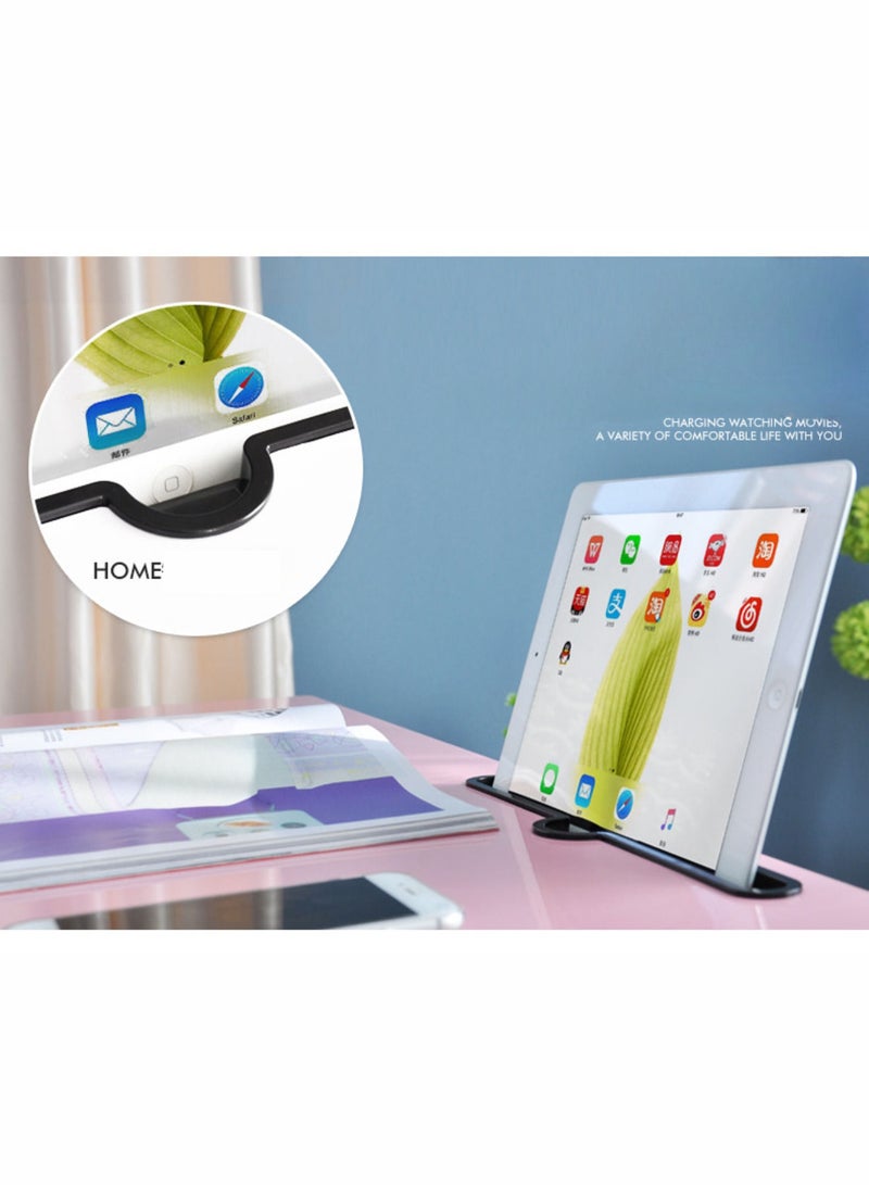 ALSAEED Bedside Computer Desk Pink/Silver 60x40x90cm - Image 4