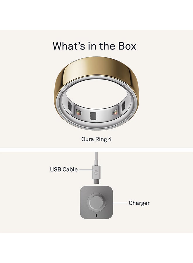 Oura Ring 4 Gold - Size 6 - Image 3