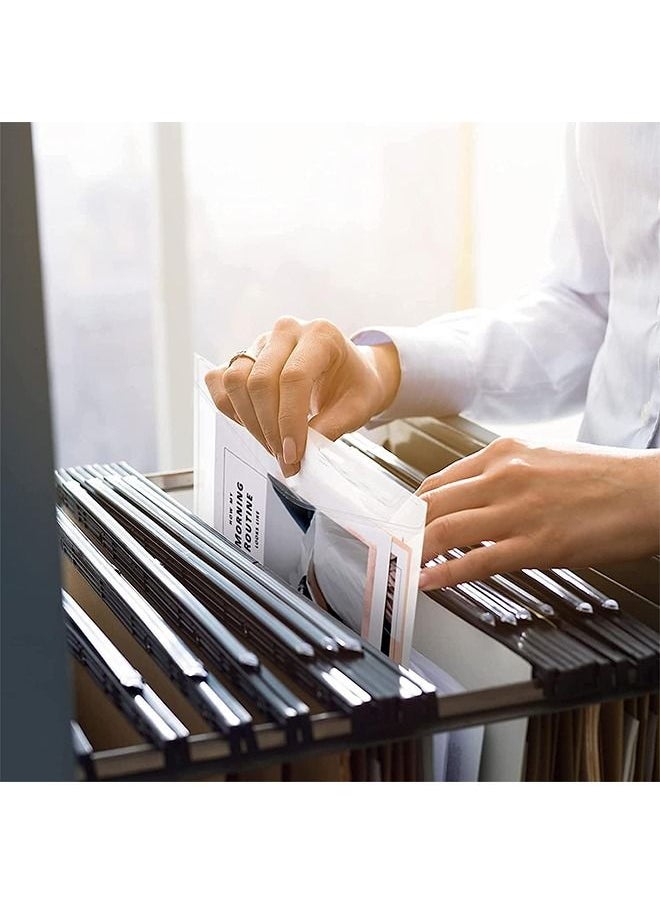 ماركة غير محددة - أغلفة بولي بلاستيكية 6 حزم شفافة مجلد A4 حقائب ملف شفافة مقاومة للماء منظمي المستندات لأدوات قرطاسية المستندات تنظيم المدرسة ومستلزمات المكتب - Image 1