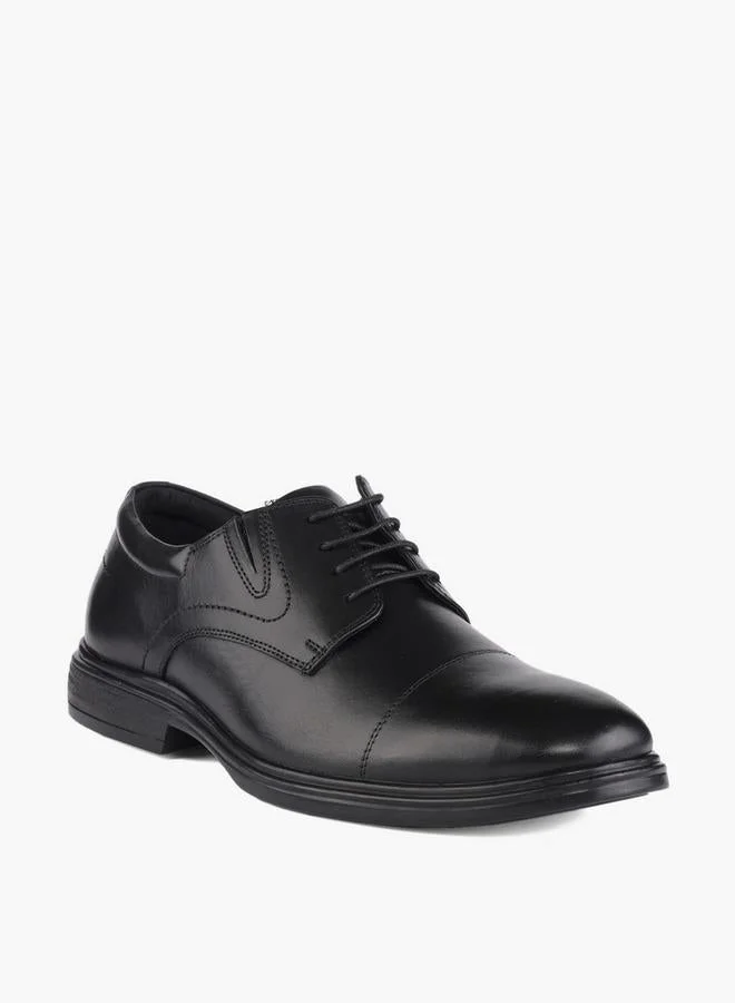 Le Confort Men Leather Lace-Up Derby Shoes
