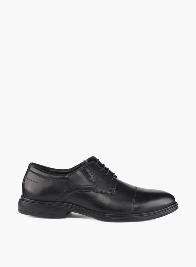 Le Confort Men Leather Lace-Up Derby Shoes