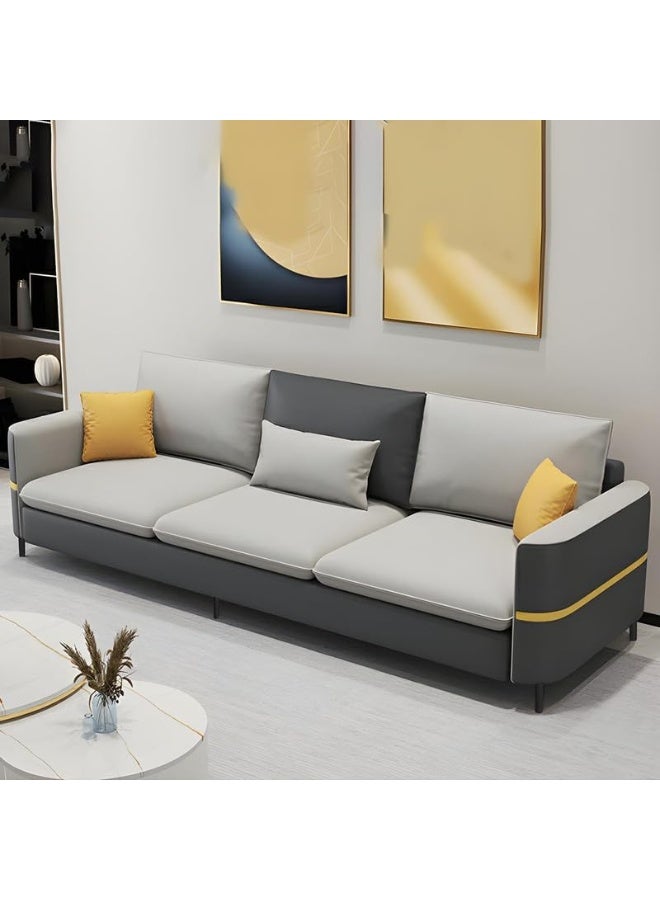 Comfynest Modern Tech Cloth Upholstered Solid Wood Frame Sofa