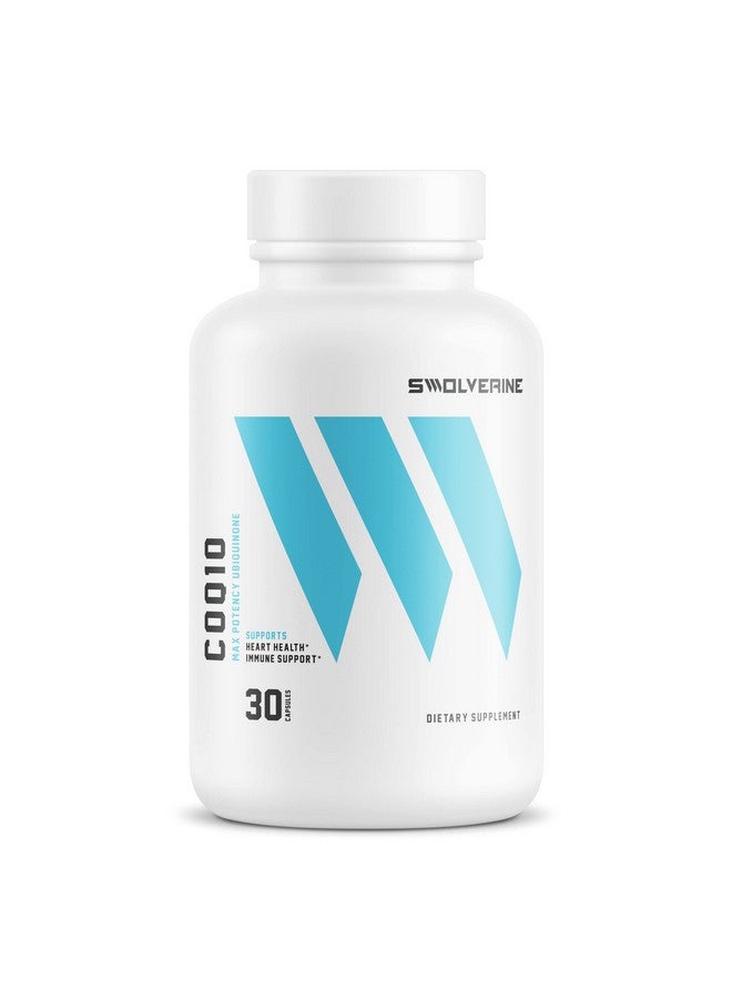 سولفرين Swolverine CoQ10 | 100 مجم، مضاد للأكسدة لصحة القلب، يدعم طاقة الخلايا، 30 كبسولة هلامية غير معدلة وراثيًا - Image 1