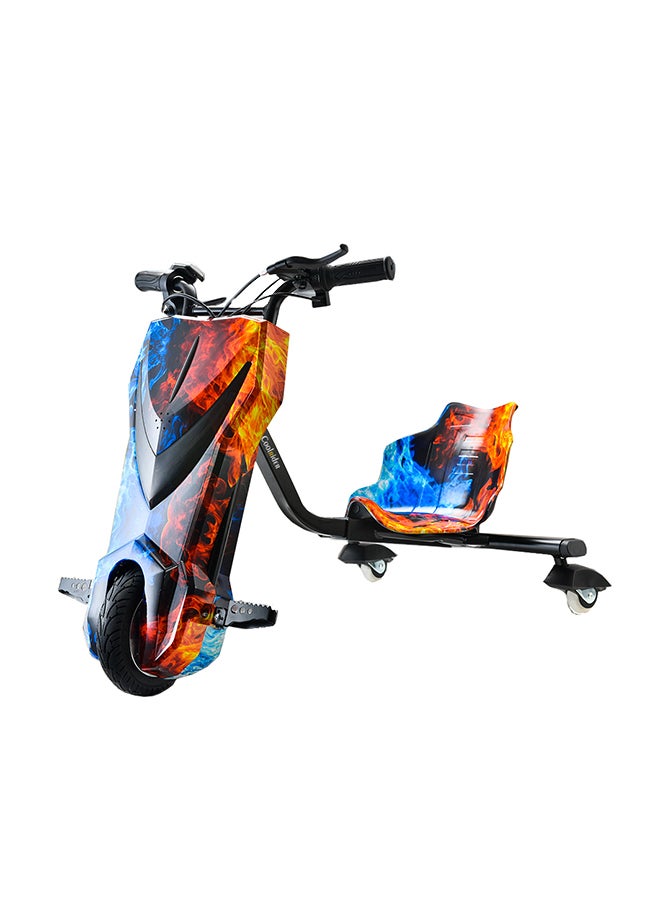 Cool Rider 24V High-Power 360°Children/Adult Electric Drifting Scooter-Adjustable With Bluetooth And Protective Gear 68.5X54X21cm Multicolour - Image 1
