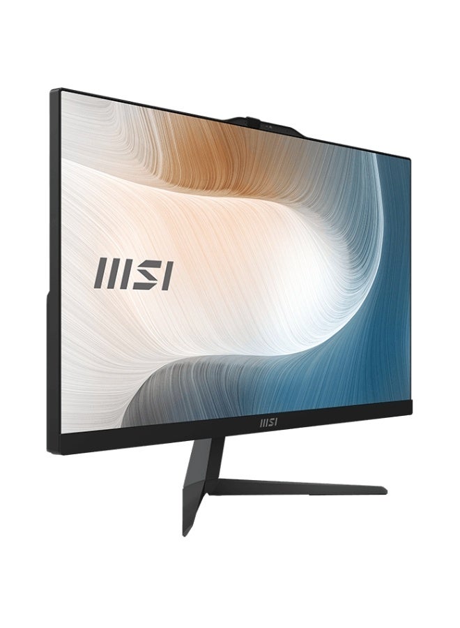 MSI Modern AM242M All-in-One Desktop PC, 23.8 Inch FHD IPS, Intel i7-1255U, 8GB DDR5 RAM, 512GB SSD, Intel® Iris® Xe Graphics, WiFi 6E, Internal FHD Webcam- DOS Black English Black - Image 4