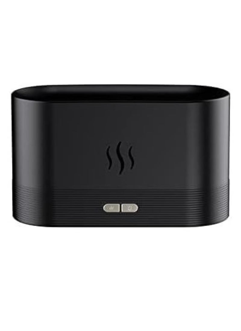 TIGER Flame Air Diffuser | Mini Portable Essential Oil Diffuser, Cool Mist Humidifier for Bedroom, Spa, Office, & Travel | Waterless Auto-Off, White & Black  - Image 1