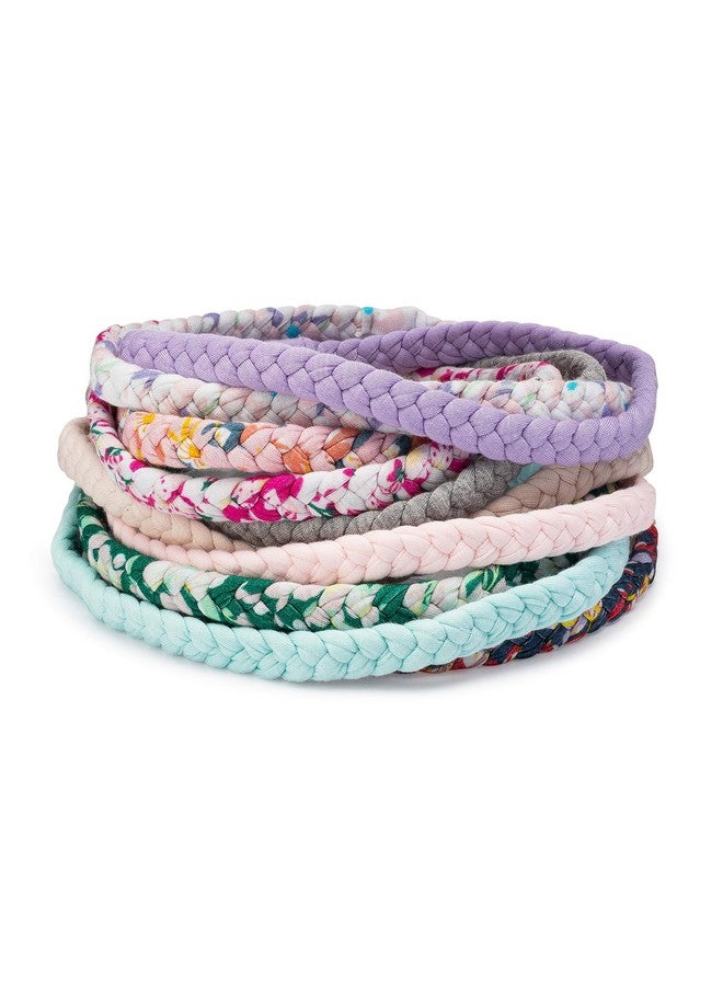 Parker Baby Co. Parker Baby Toddler Girl Braided Headbands, Assorted 10 Pack of Hair Accessories for Girls - "Wildflower Set"  - Image 1