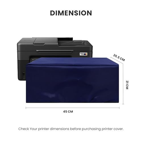 Alifiya Dust Proof Washable Printer Cover for Canon Pixma G4770 All-in-one inktank - Blue - Image 2