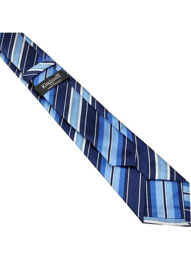 Kingman ربطة عنق رسمية للرجال - ربطة عنق رجالية - ربطات عنق للقميص والبدلة - طراز عصري - Image 4