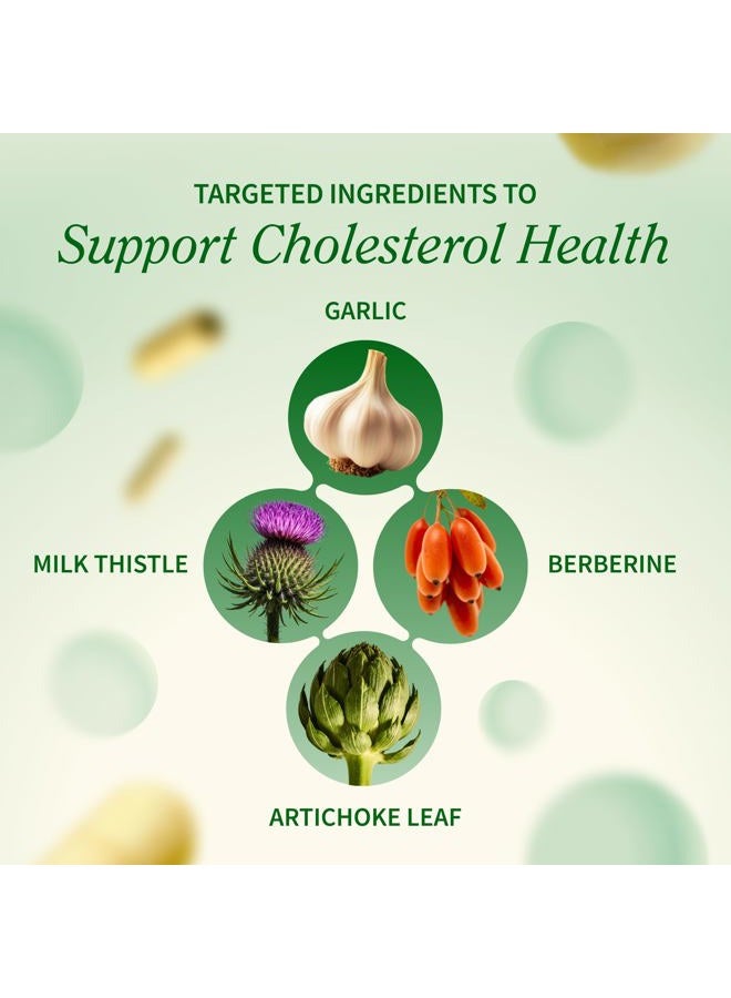 SNAP SUPPLEMENTS Cholesterol Health - Support Healthy Cholesterol Levels and Natural Heart Health, 60 Capsules - Image 3