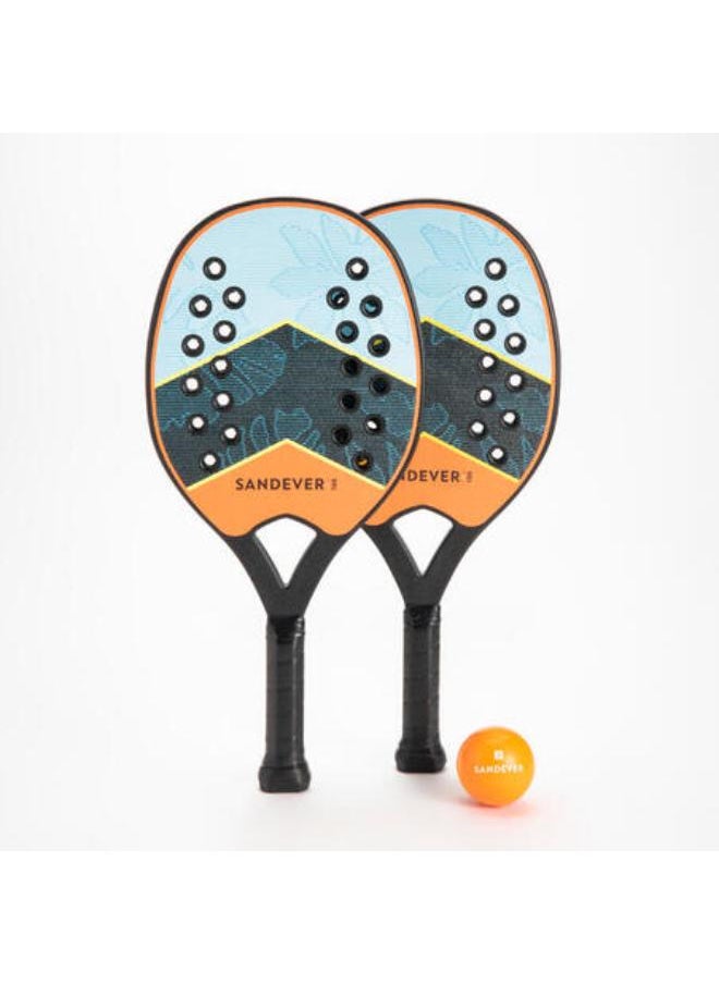 SANDEVER Beach Tennis Rackets Set BTR 160 OV  - Image 1