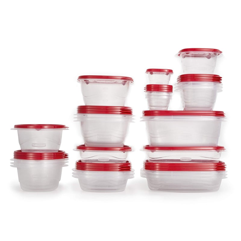 Rubbermaid TakeAlongs Food Storage Containers  Set of 26  Clear - Image 1