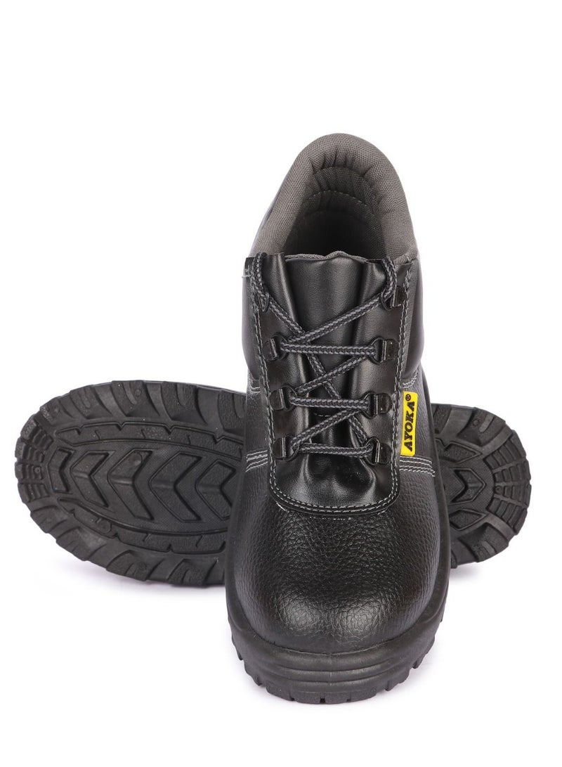 Ayoka Synthetic Leather Safety Shoes For Constructional - Image 2