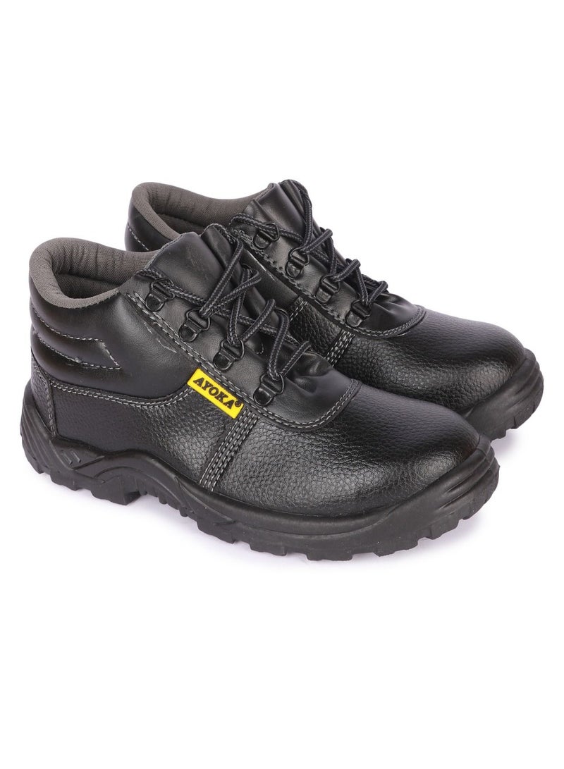 Ayoka Synthetic Leather Safety Shoes For Constructional - Image 4
