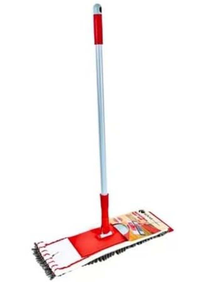 Kovar Microfiber Dust Mop with Stainless Steel Handle, Floor Cleaning Flat Mop - Image 1