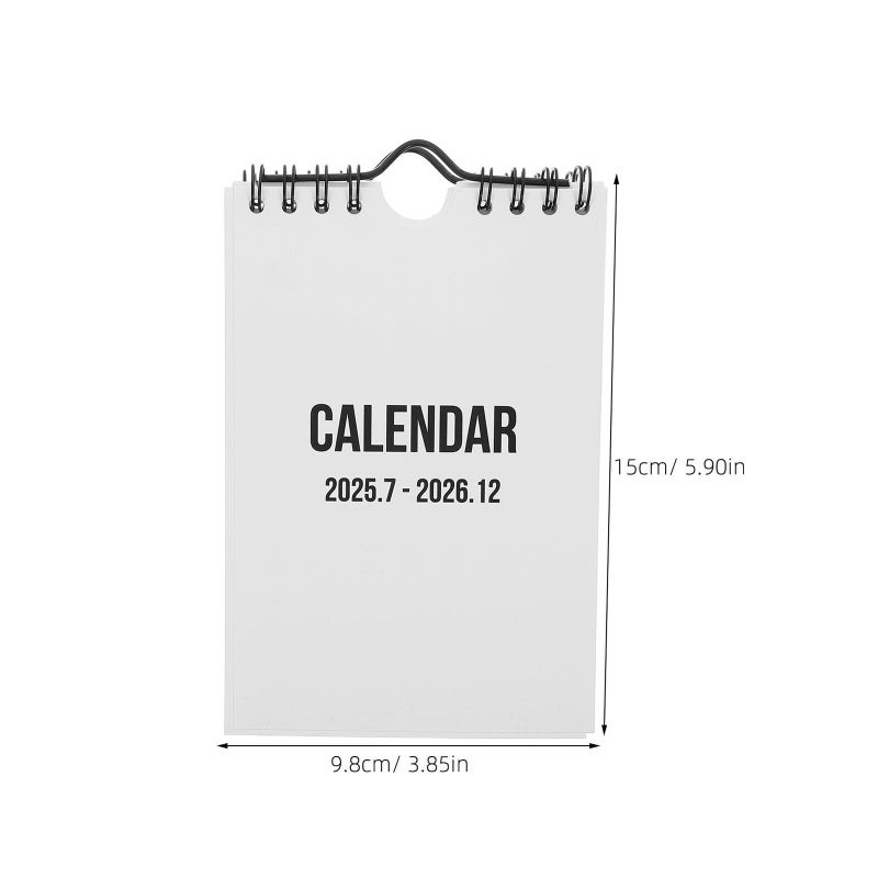 2026 A6 Mini Wall Calendar With Hanging Design For Home Office Travel Planning - Image 3