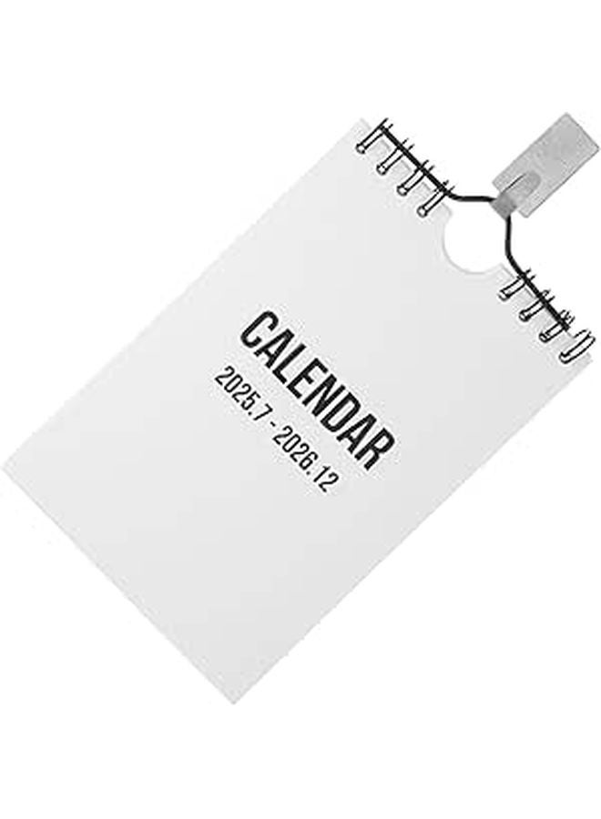 2026 A6 Mini Wall Calendar With Hanging Design For Home Office Travel Planning - Image 1