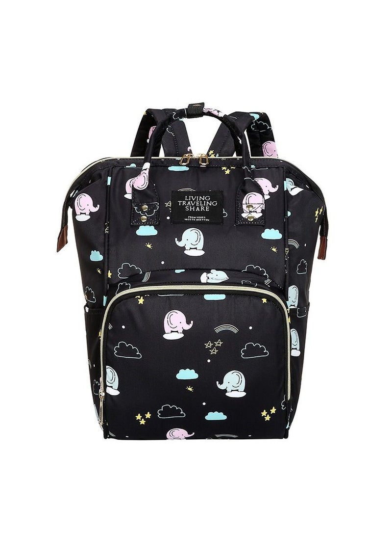 Mommy bag large capacity anti-splash water portable shoulder bottle diaper bag multifunctional portable mother and baby bag