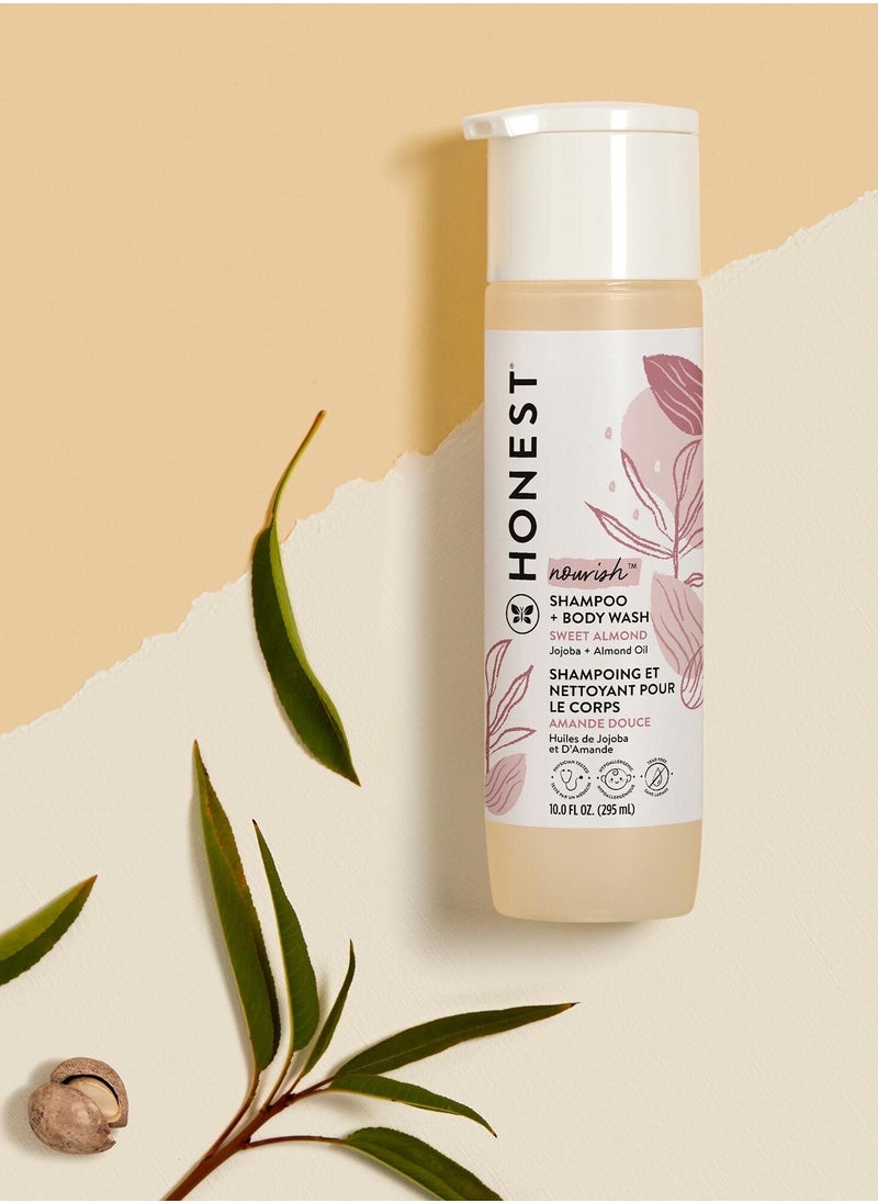 Honest - Honest Nourish Shampoo & Body WashSweet Almond - Image 1