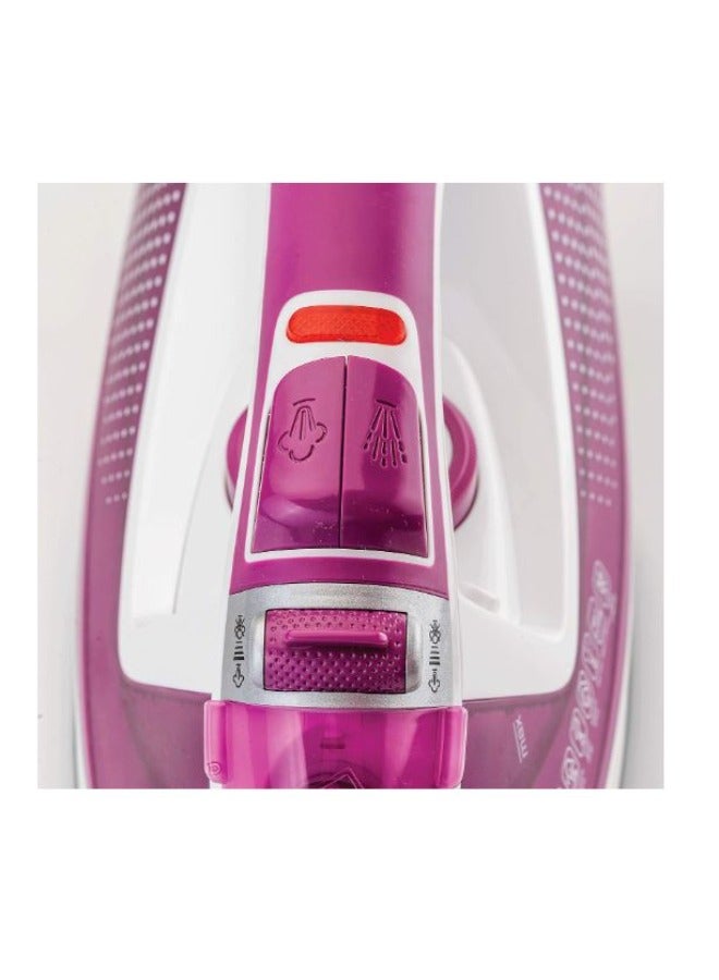 BLACK+DECKER Steam Iron - 2400 Watt - White/Purple - X2450-B5 320 ml 2400 W X2450-B5 White/Purple - Image 4