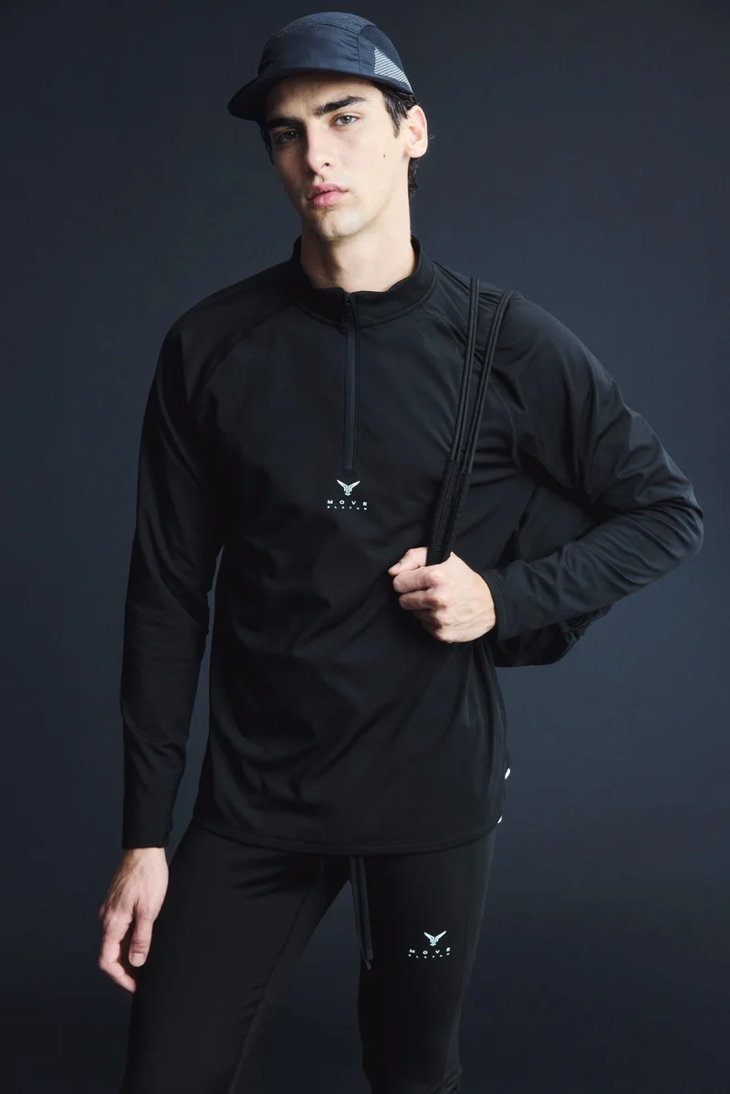 H&M Warming  Zip-top sports top with ThermoMove™