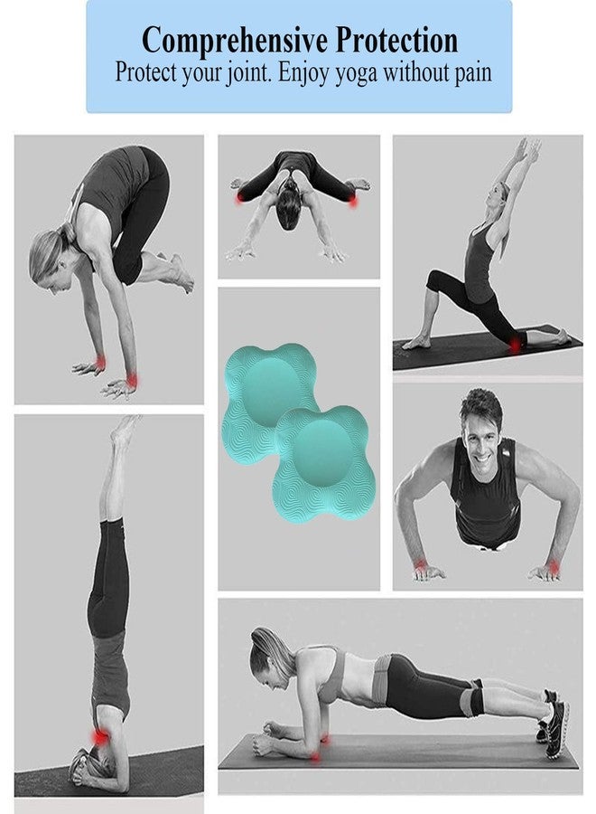 دبليو ام ام قطعتان من وسادات الركبة لليوجا، سميكة للغاية، من مستلزمات اليوجا للنساء والرجال، توفر الدعم للركبتين والمرفقين، سجادات يوجا مانعة للانزلاق لدعم الركوع، مناسبة للياقة البدنية، والسفر، والتأمل، والبيلاتس. - Image 2