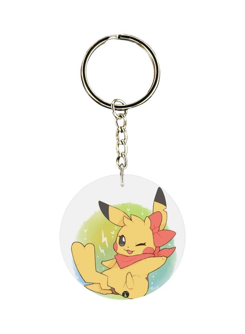 RKN Pikachu Printed Keychain