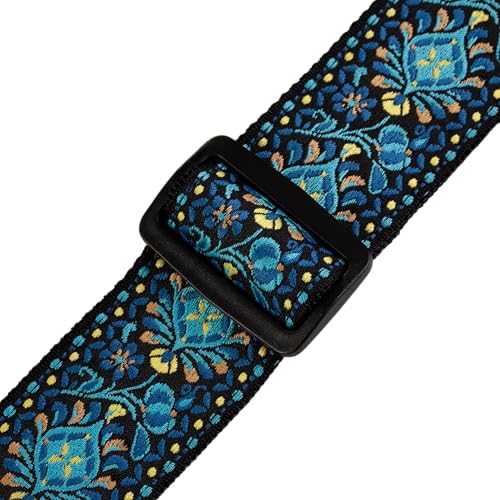 Levy's Leathers M8HT-04, 2" Jacquard Weave Hootenanny Style Guitar Strap - Image 3