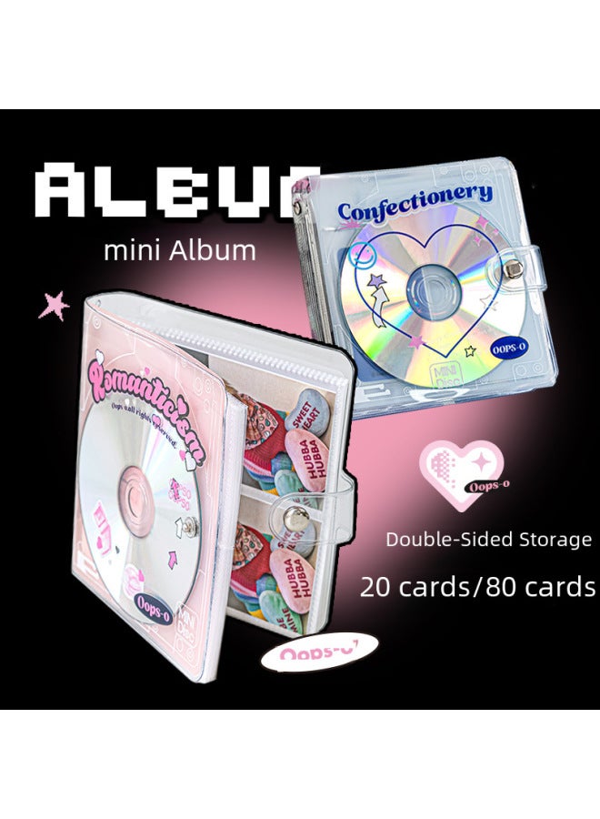 Planwith Oopsday Disc Card Book American Record Album Double-sided Storage Aidou Small Card Loose-leaf Storage Protection Book - Image 2