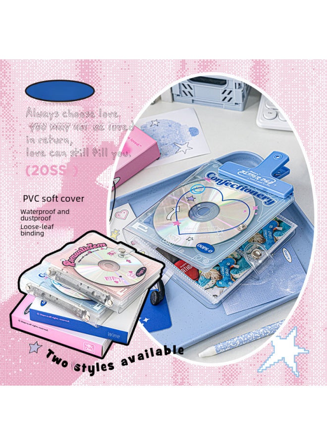 Planwith Oopsday Disc Card Book American Record Album Double-sided Storage Aidou Small Card Loose-leaf Storage Protection Book - Image 4