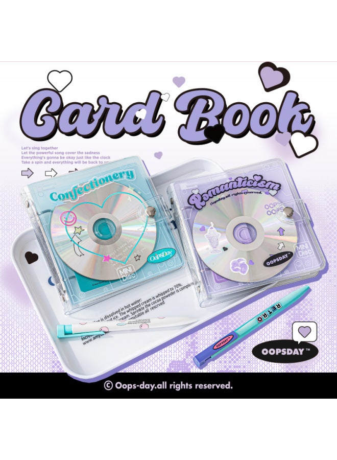 Planwith Oopsday Disc Card Book American Record Album Double-sided Storage Aidou Small Card Loose-leaf Storage Protection Book - Image 3