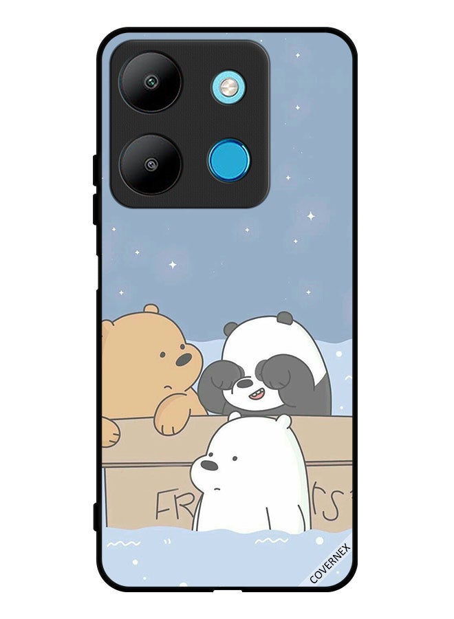 Covernex Protective Case Cover For Infinix Smart 7 Bear Friends - Image 1
