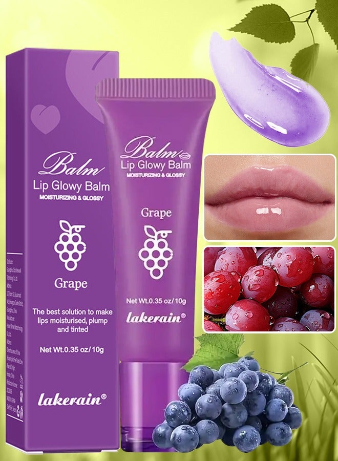 lakerain Lip Glowy Balm Shine Glossy Finish Lip Oil Moisturizing Lip Care Therapy Treatment Hydrating and Nourishing Repair Sleeping Lip Tint Oil Glossy Lip Plumper Gloss Lip Glow Plumping Oil 04 - Image 1
