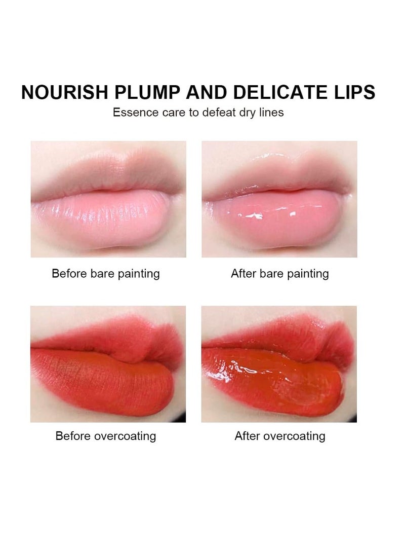 lakerain Lip Glowy Balm Shine Glossy Finish Lip Oil Moisturizing Lip Care Therapy Treatment Hydrating and Nourishing Repair Sleeping Lip Tint Oil Glossy Lip Plumper Gloss Lip Glow Plumping Oil 04 - Image 5