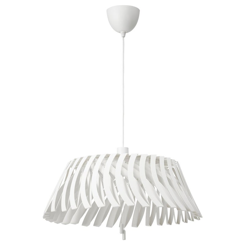 Baitique Adjustable Pendant Lamp with Shape-Changing Shade, White, 43 cm - Image 1