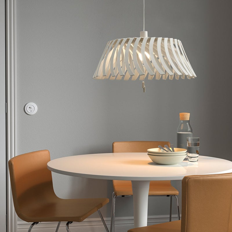 Baitique Adjustable Pendant Lamp with Shape-Changing Shade, White, 43 cm - Image 2