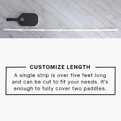Pickleball Effect Pickleball Paddle Edge Guard Tape | Perfect Fit Pickle Ball Paddle Edge Protection Tape | No Wrinkling | White | Standard Width - Image 5
