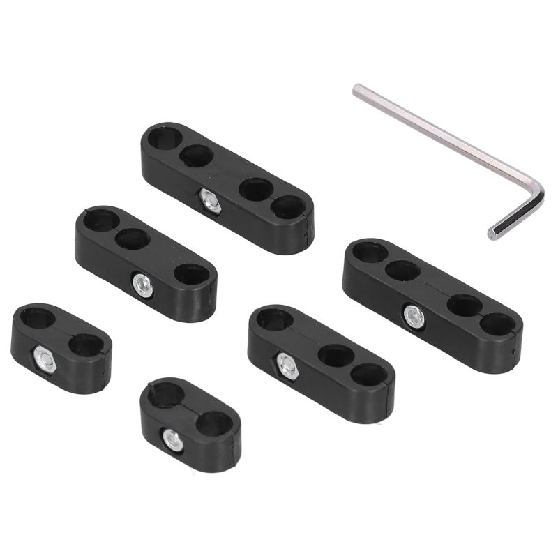 Spark Plug Wire Separators 7mm 8mm 2 3 4-Wire Kit - Sophisticated Craftsmanship for Ford Mopar Chevy - High Temperature Resistant Wire Loom for Competition Street Use - Image 3