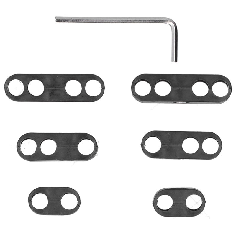 Spark Plug Wire Separators 7mm 8mm 2 3 4-Wire Kit - Sophisticated Craftsmanship for Ford Mopar Chevy - High Temperature Resistant Wire Loom for Competition Street Use - Image 2
