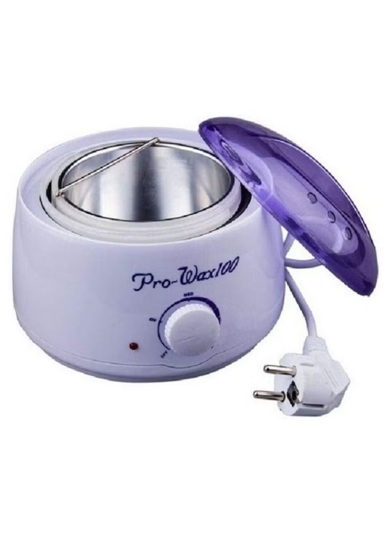 Prowax 100 Pack Of 2 Hair Waxing Machine With Black Waxes White/Purple/Black - Image 3