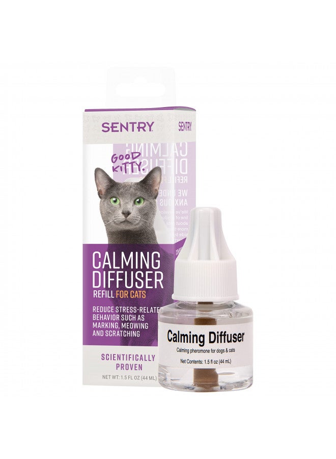 Sentry Calming Diffuser Refill for Cats, Reduces Stress and Bad Behavior, 30-Day Release - Image 1
